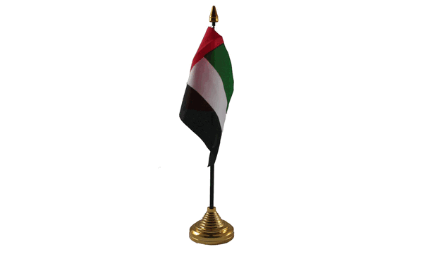 United Arab Emirates Table Flags